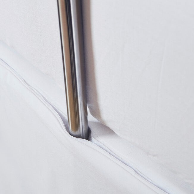 Bed Maker's Adjustable Bed Wrap-Around 15 inches" Tailored Bedskirt , , alternate image number 5