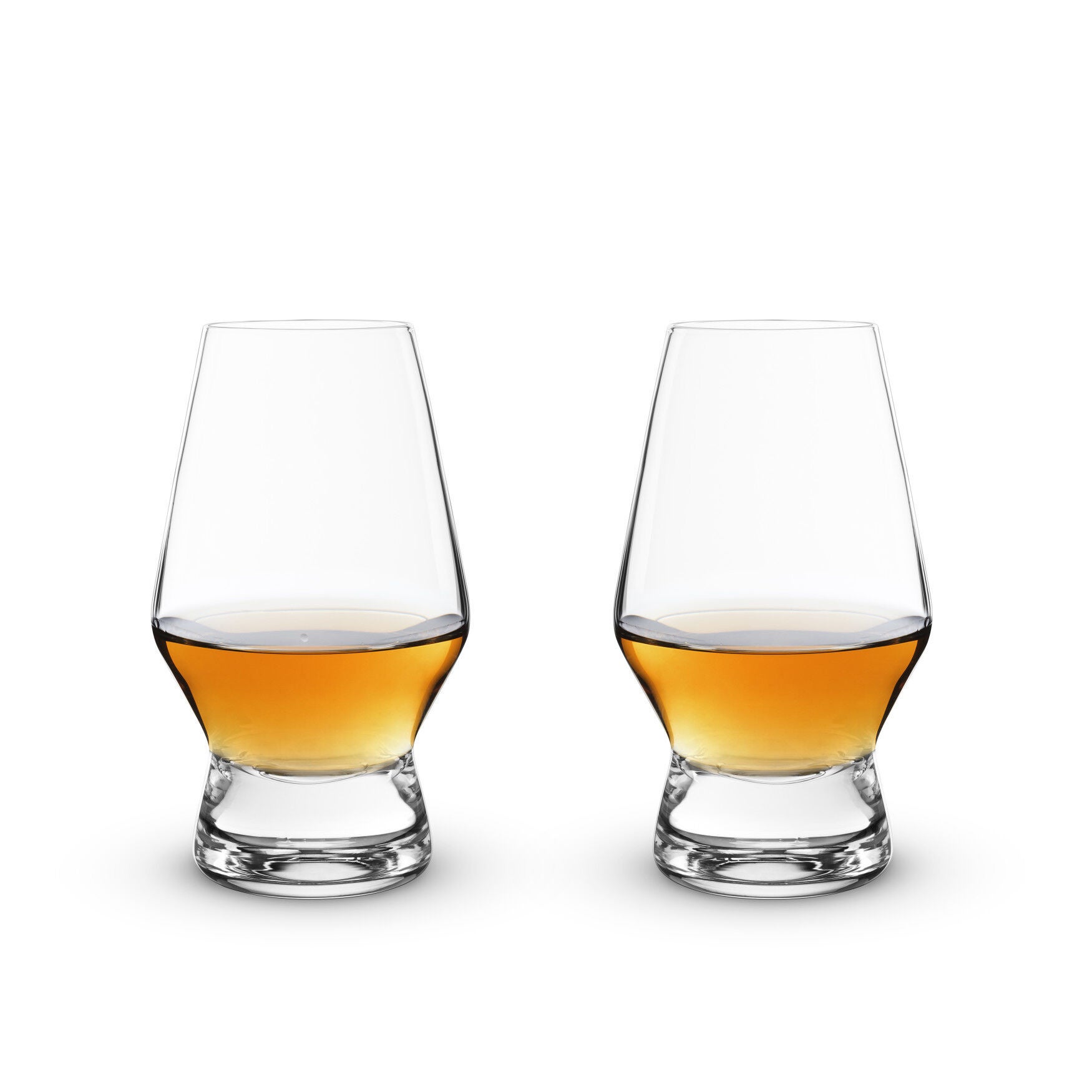 Footed Crystal Scotch Glasses, CLEAR, hi-res image number 0
