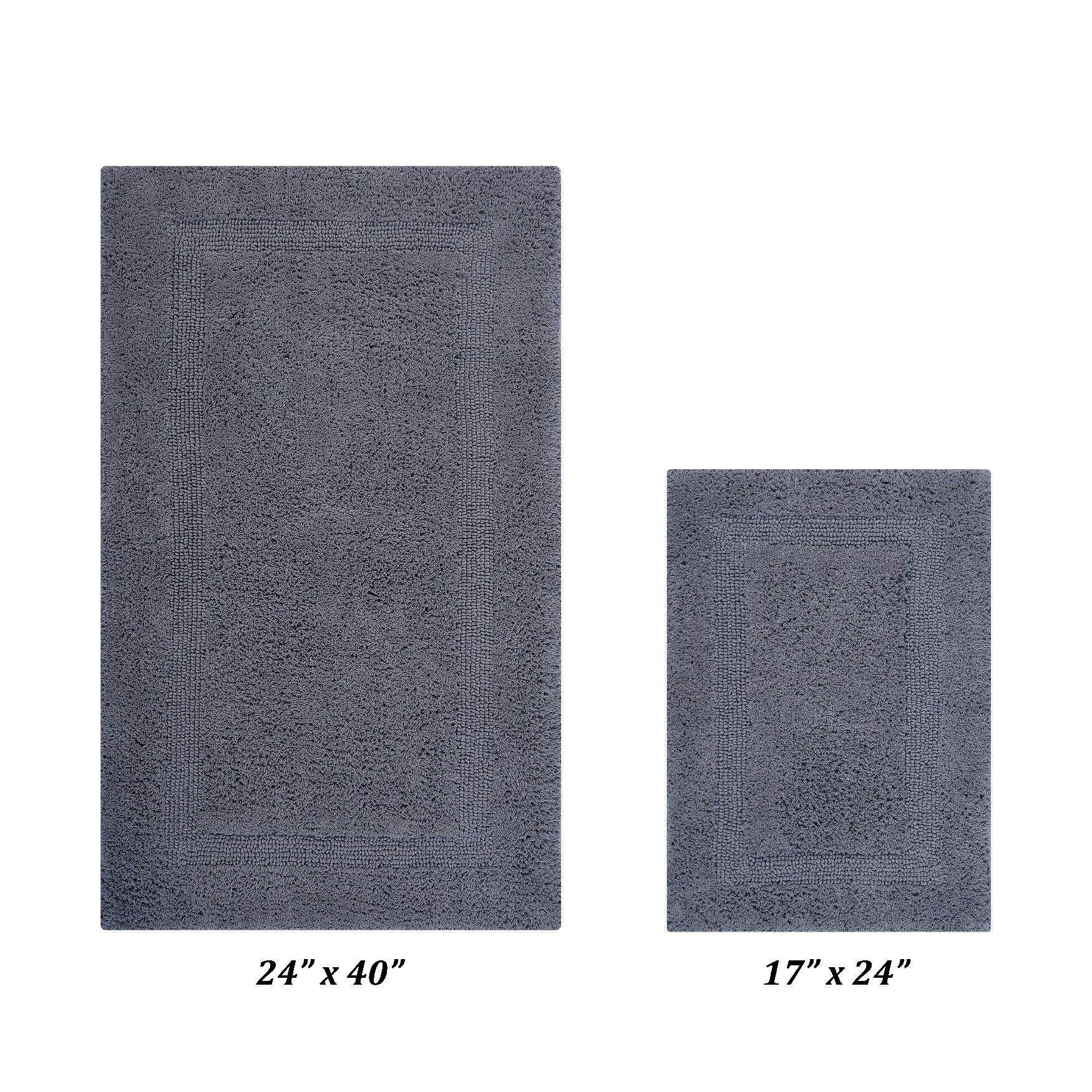 Lux Collectioni Rug 2 Piece Set (17 inches x 24 inches | 24 inches x 40 inches), GRAY, hi-res image number 0