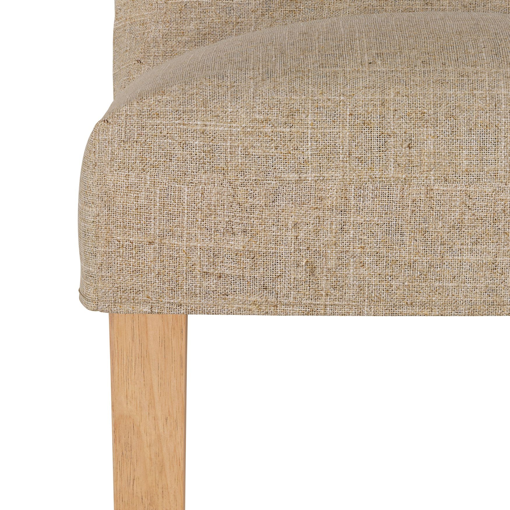 Linen Slipcover Dining Chair, , alternate image number 4