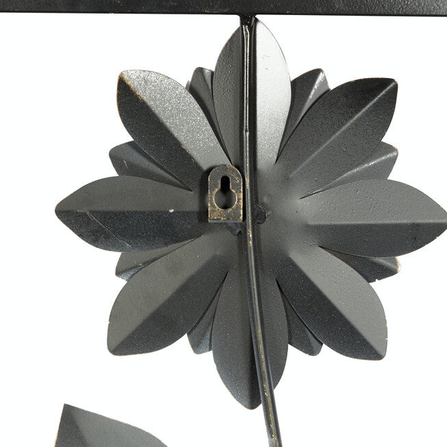 Set Of 2 Grey Metal Contemporary Wall Decor, , on-hover image number 1