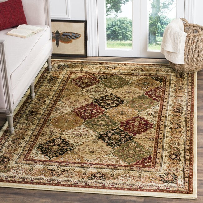 Lyndhurst 221 Multi / Ivory 8' X 11' Large Rectangle Rug, , on-hover image number 1