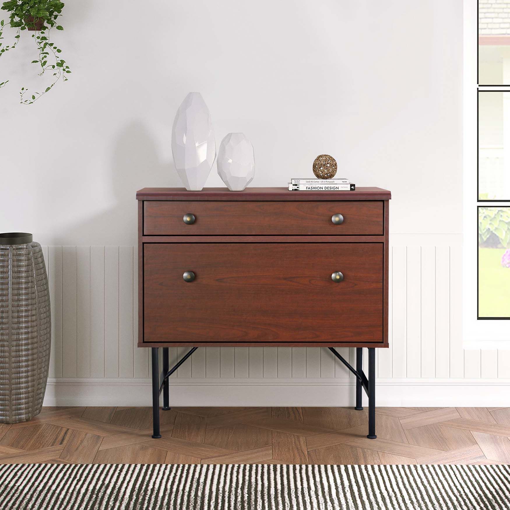 2-Drawer Lateral File Drawer, CHERRY, hi-res image number 0