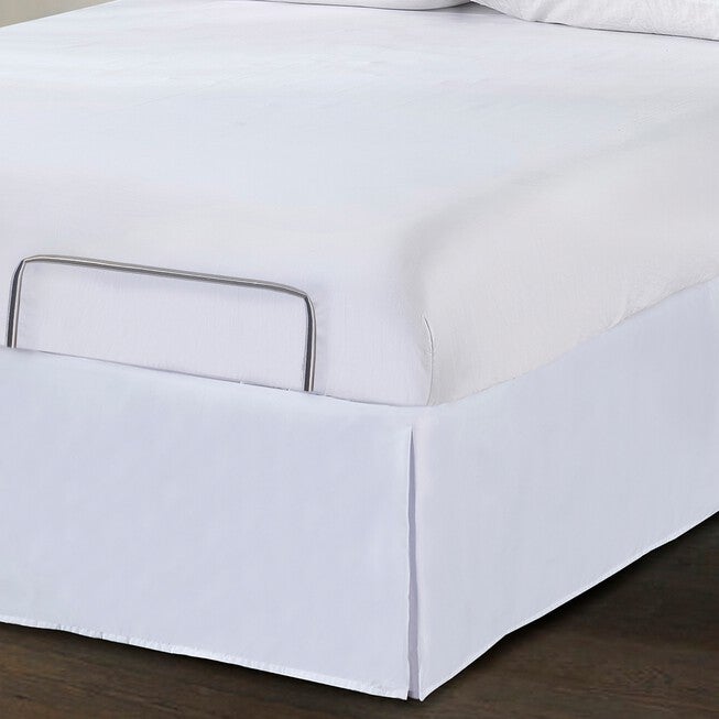 Bed Maker's Adjustable Bed Wrap-Around 15 inches" Tailored Bedskirt , , alternate image number 3