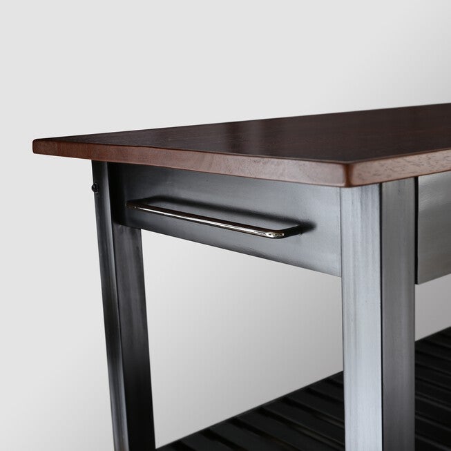 Kitchen Island with Solid Wood Top, , alternate image number 10