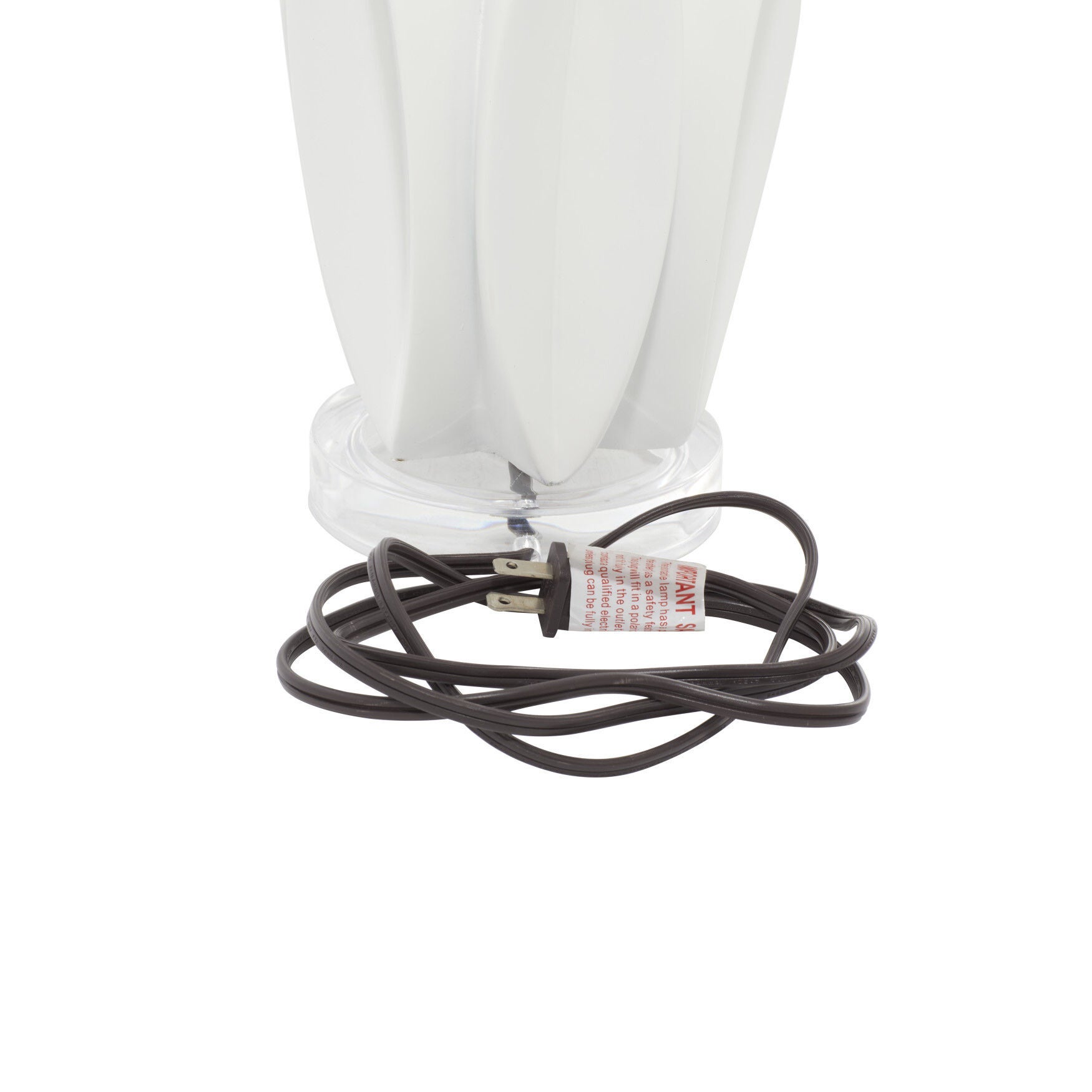 White Polystone Coastal Accent Lamp, , alternate image number 2