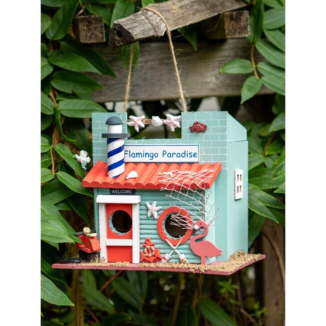 Flamingo Paradise Birdhouse, , alternate image number 4