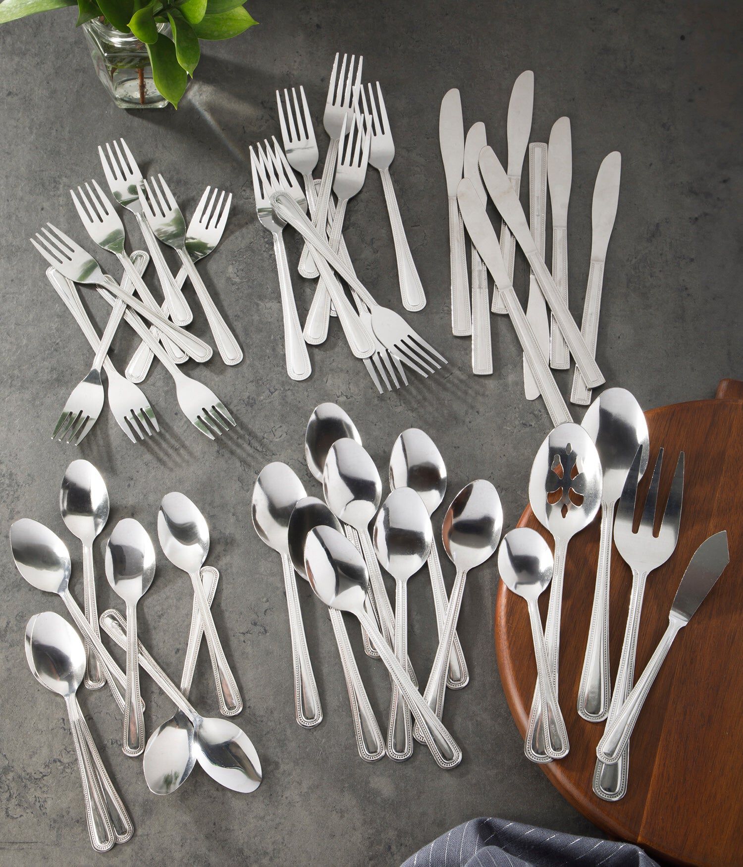 45-Piece Aston Flatware Set