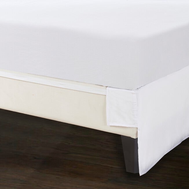 Bed Maker's Adjustable Bed Wrap-Around 15 inches" Tailored Bedskirt , , alternate image number 6