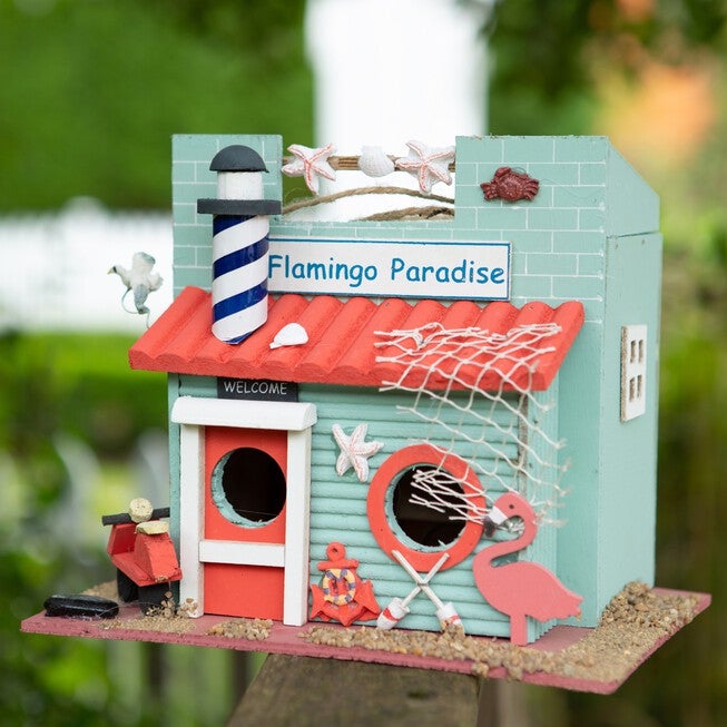 Flamingo Paradise Birdhouse, , alternate image number 3