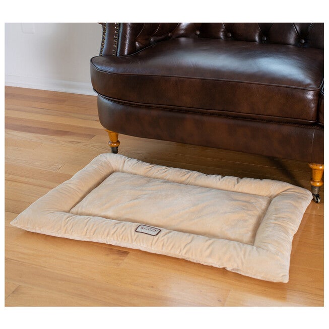 Pet Bed Mat , Dog Crate Soft Pad With Poly Fill Cushion, , alternate image number null