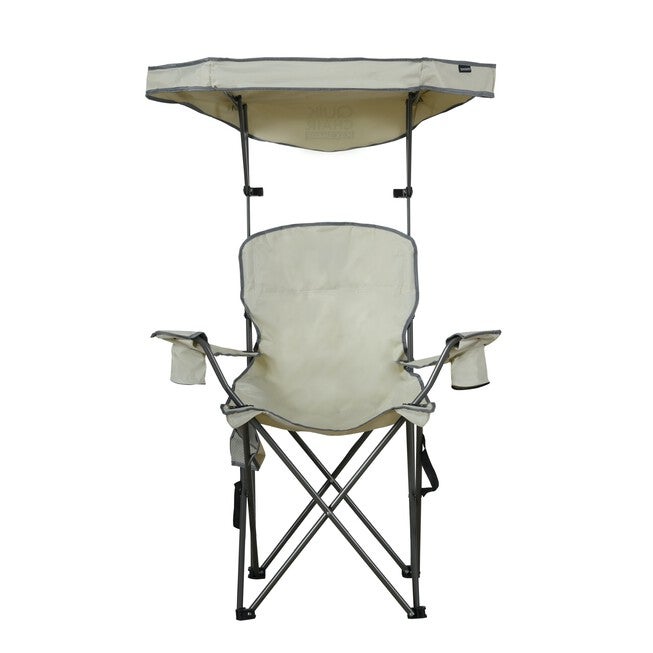 Max Shade Folding Chair - Khaki/Gray, GRAY, hi-res image number 0