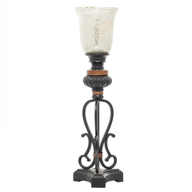 Set Of 2 Black Metal Boho Style Uplight, , alternate image number 3