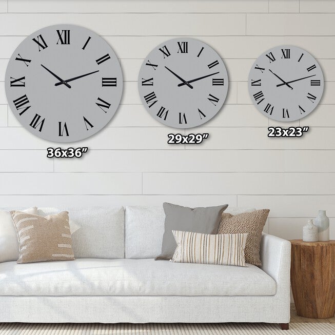 Blue Silver Spring Ii Modern Wall Clock, , alternate image number 4