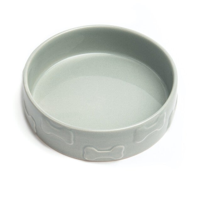 Set Of Two Manor Grey Small Pet Dog Cat Bowls, , on-hover image number null
