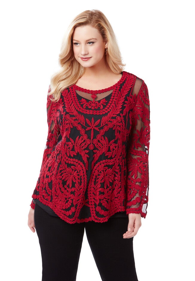 Midnight Kiss Top, BLACK, hi-res image number 0