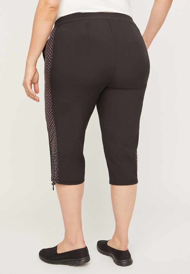 Relaxed Capri With Polka Dot Inset, , on-hover image number null