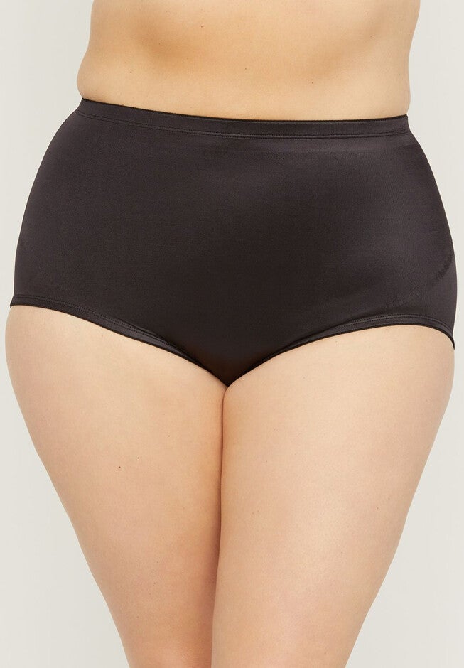 Firm Control Waistline Shaping Brief, BLACK, hi-res image number 0