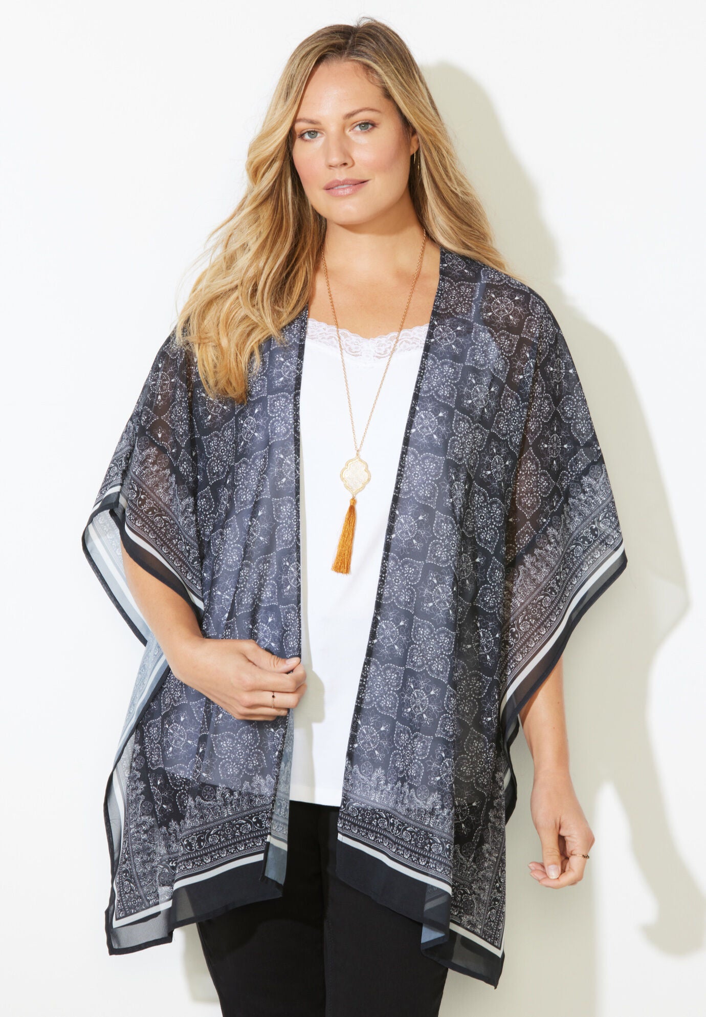 Eloquii kimono hot sale