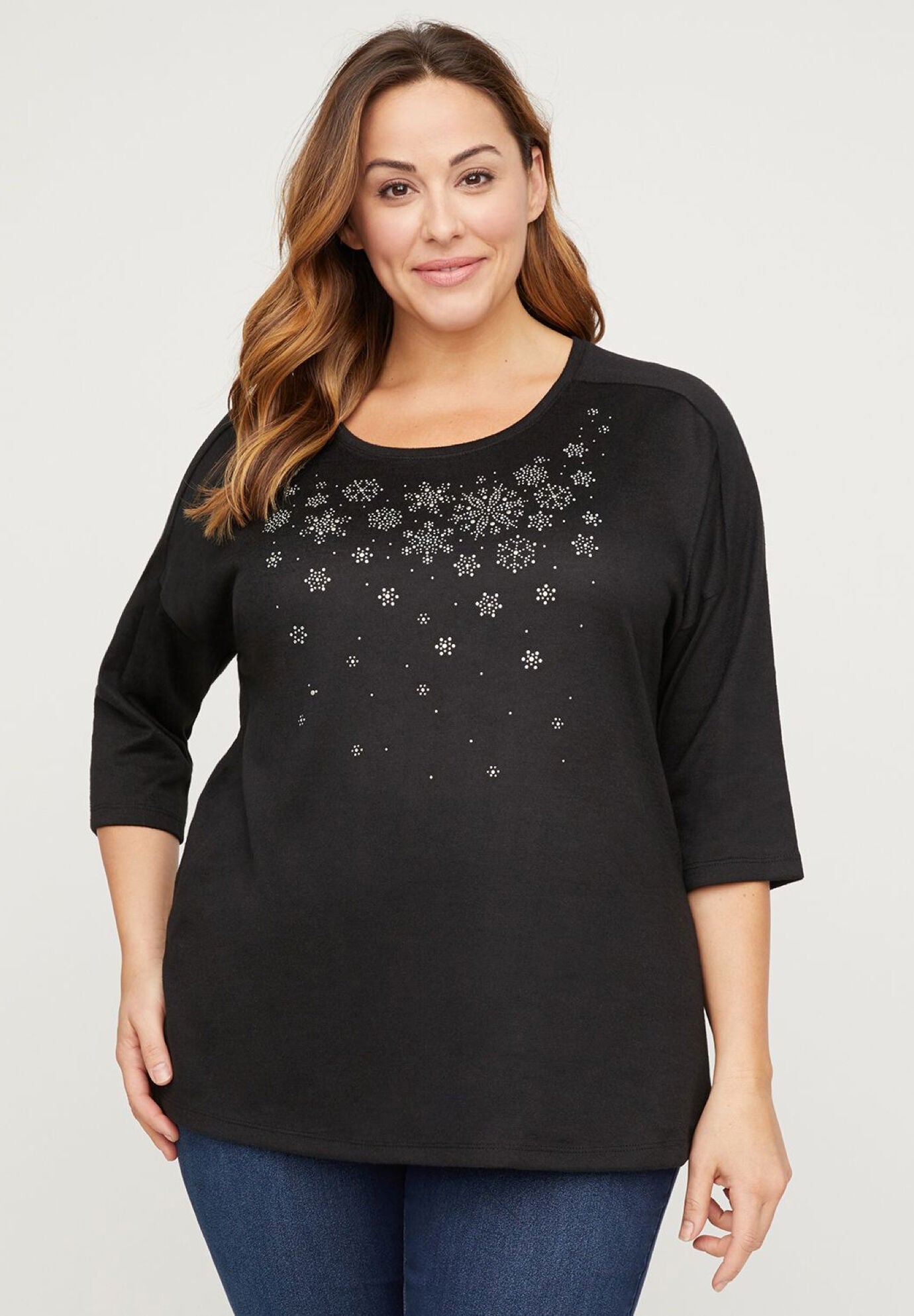 Flurry Bliss Top, BLACK, hi-res image number 0