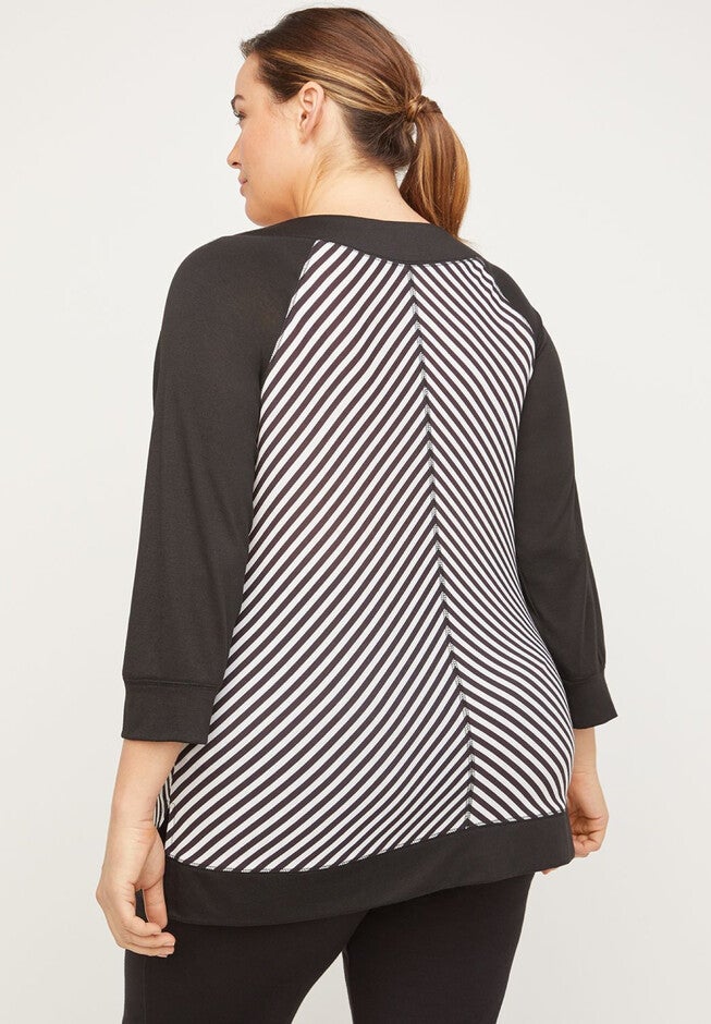 Hadley Chevron Striped Tunic, , on-hover image number 1