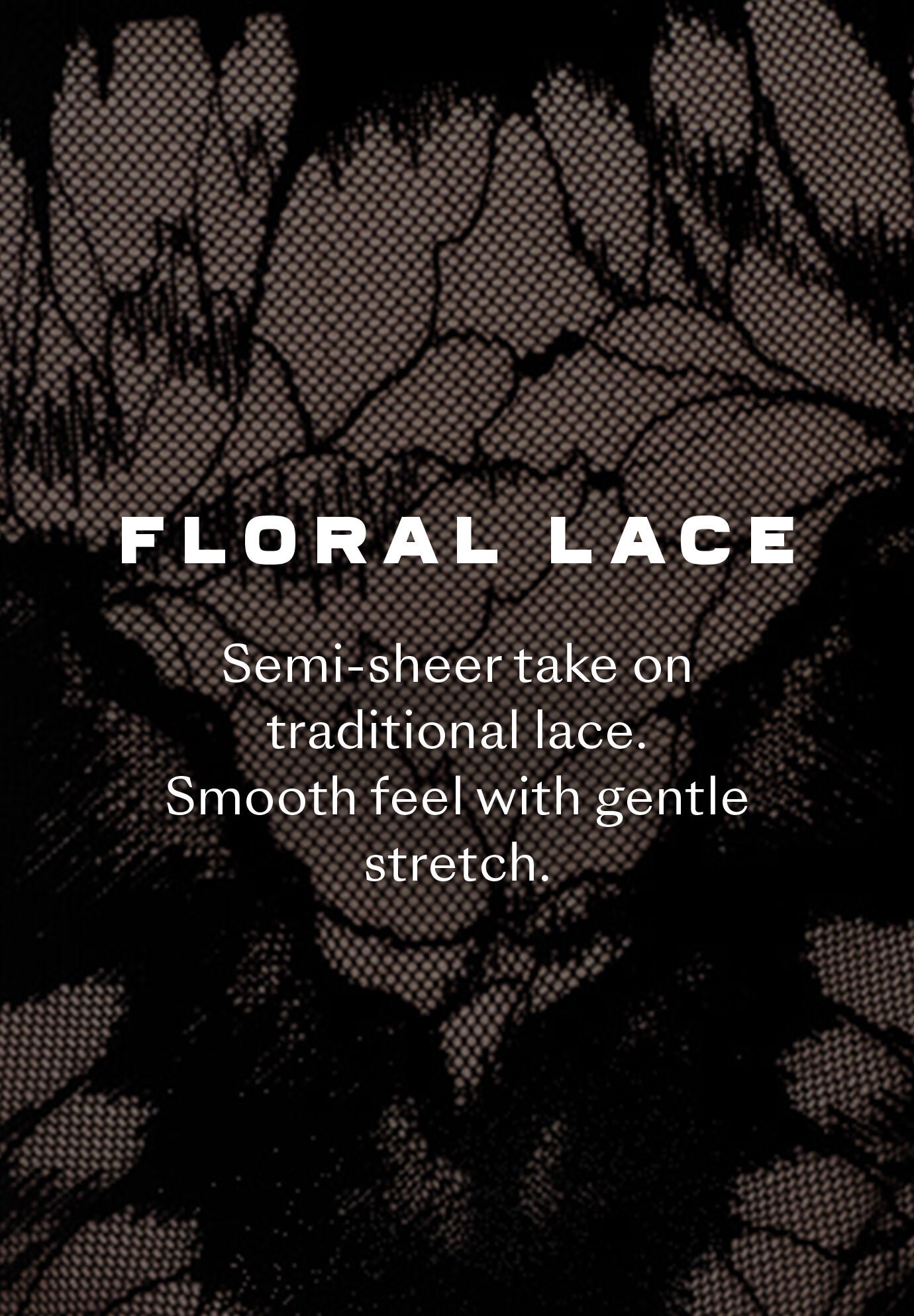 The Plunge- Floral Lace, BLACK, alternate image number 5