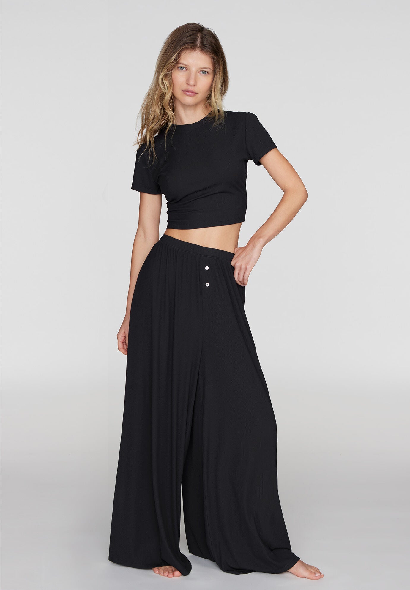 The Baby Tee - Modal Silk Rib