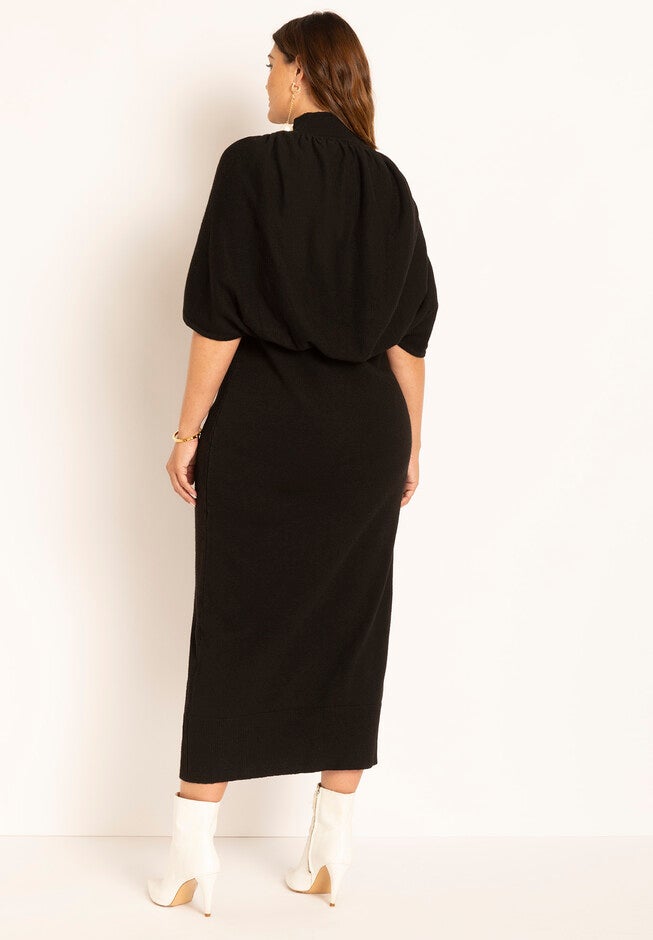 Sweater Cape Dress, , alternate image number null