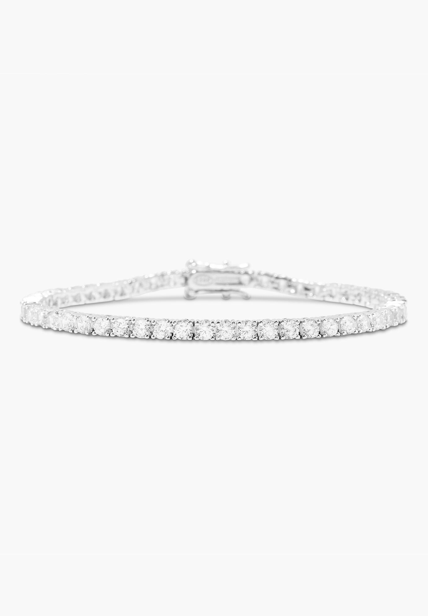 Isabella Vermeil Silver Tennis Bracelet