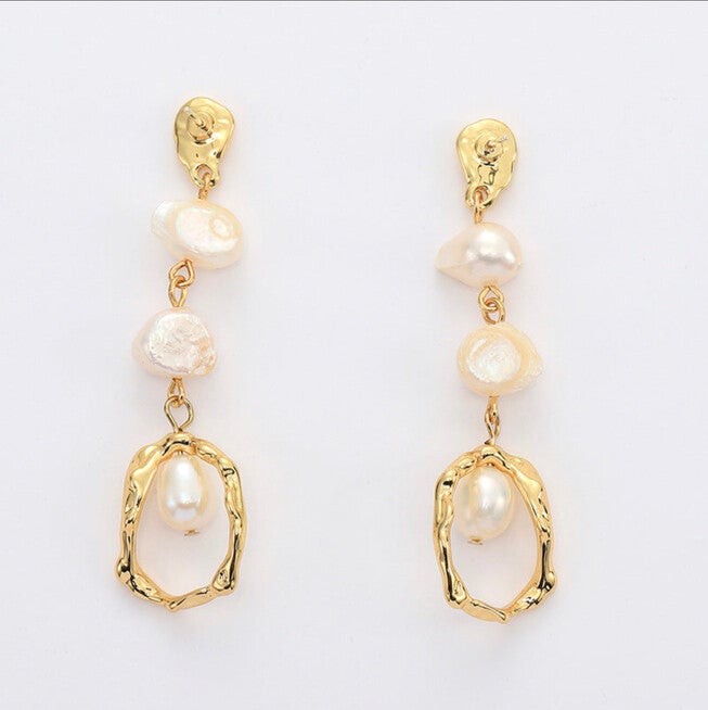 Alexandria Earrings, GOLD, hi-res image number 0