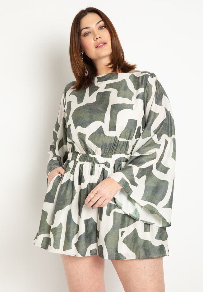Romper With Tie Back, , on-hover image number null