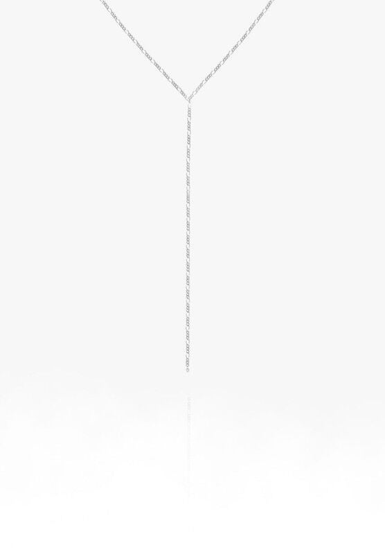 Lita Silver Lariat Necklace, SILVER, hi-res image number 0