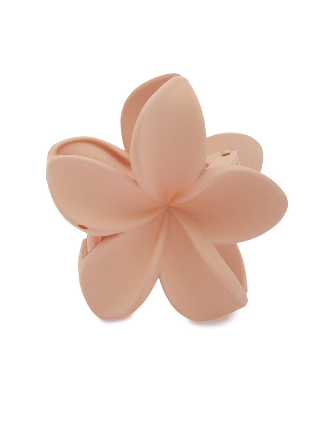 Plumeria Flower Claw Clip, LIGHT PEACH, alternate image number 2