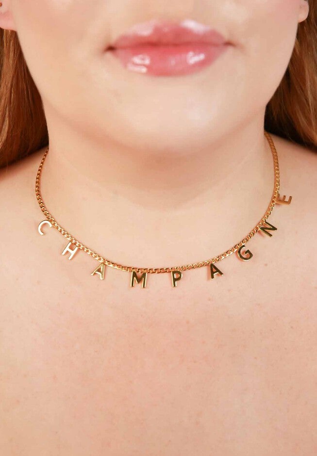 Champagne Necklace, , on-hover image number 1