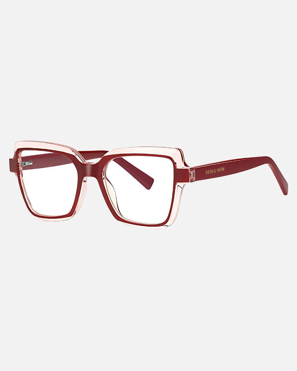 Kitt Blue Light Glasses, CRANBERRY, alternate image number 1