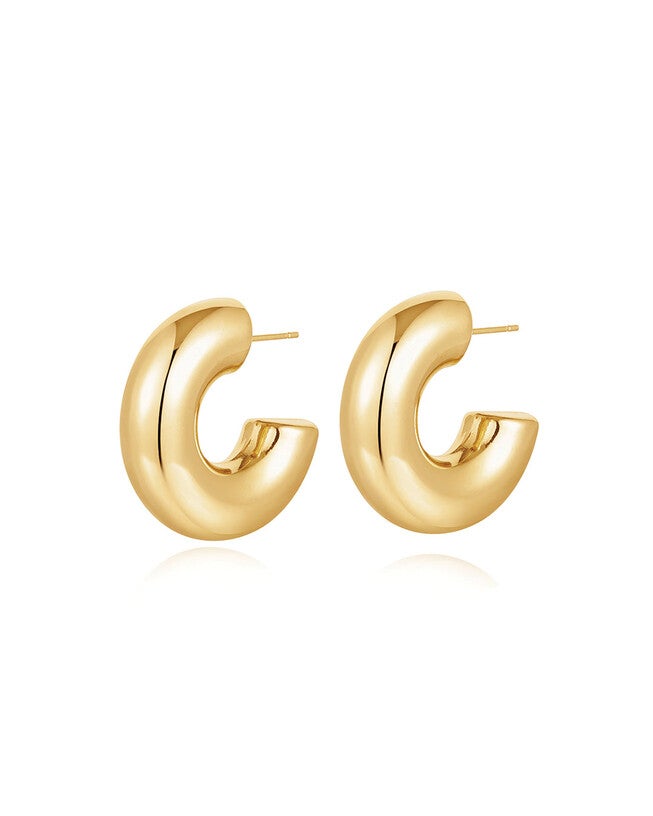 Noemi Hoops- Gold, GOLD, hi-res image number null