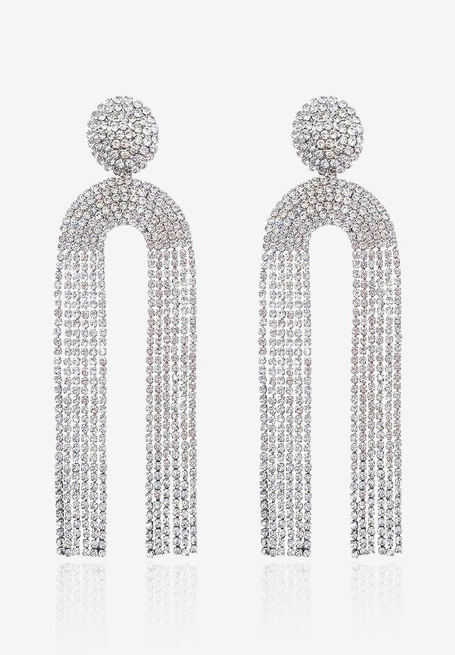 Macy Earrings, SILVER, hi-res image number 0