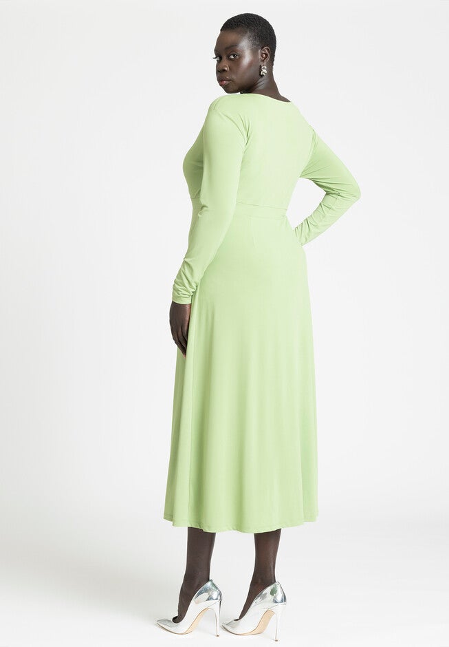 Twist Detail Fit And Flare, TENDRIL, on-hover image number null