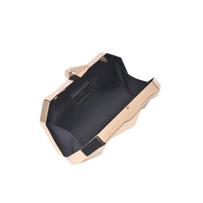 Shiloh Geometric Shaped Evening Bag, GOLD, alternate image number 3
