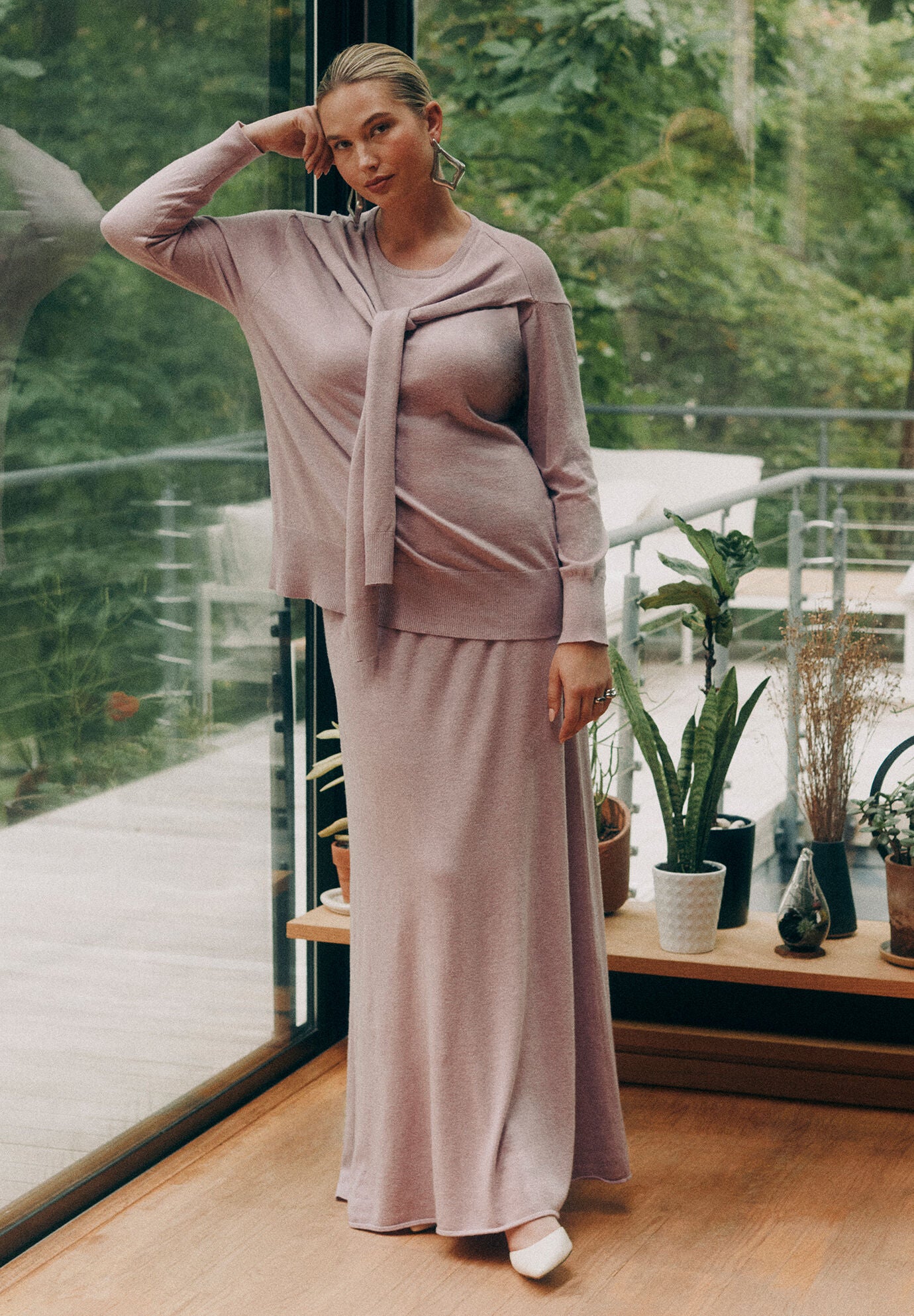 Sweater skirt flared on sale