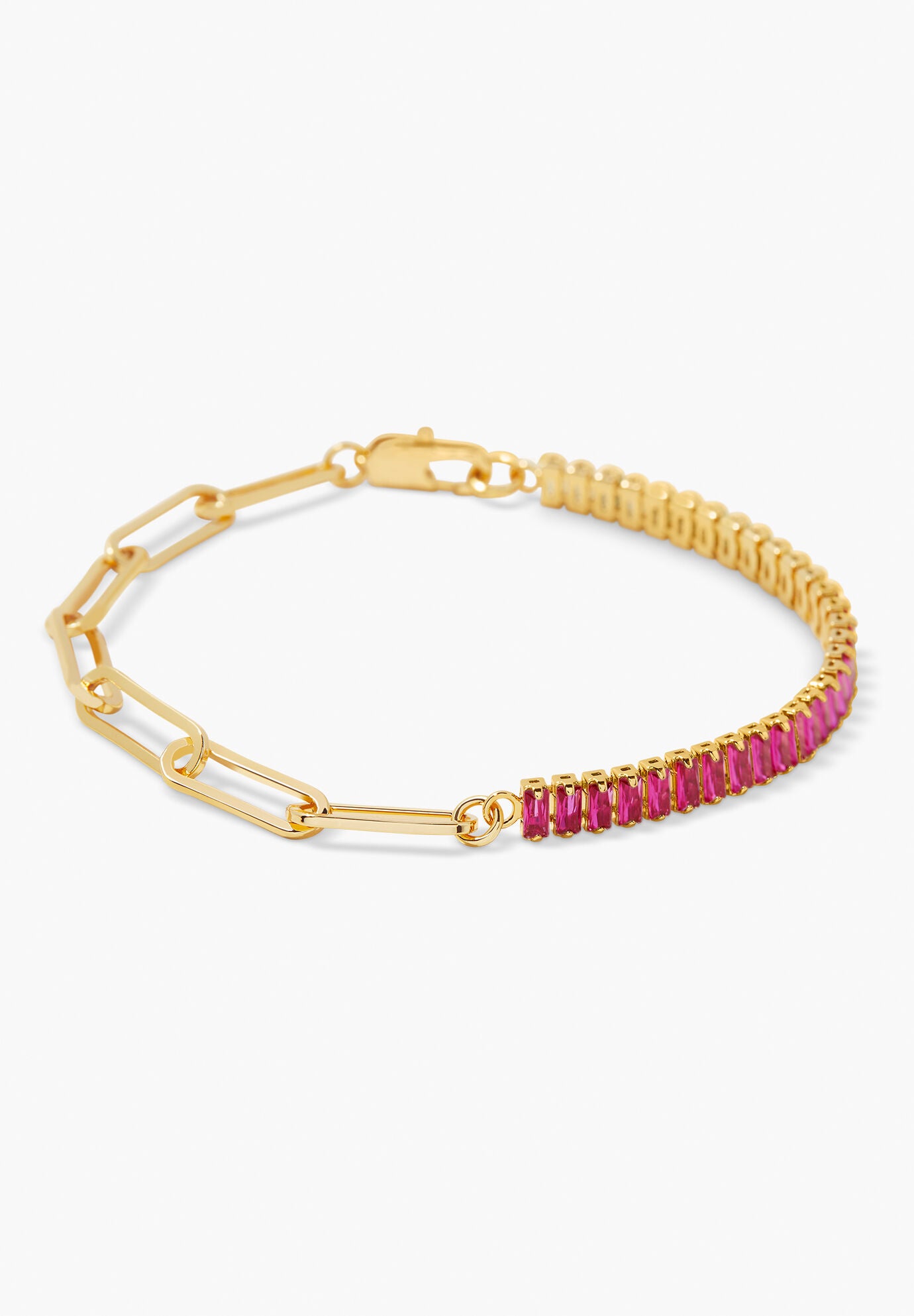 Priya Birthstone Tennis Bracelet, JULY, hi-res image number 0