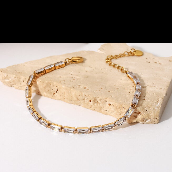 Bianca Bracelet - Clear Crystal, GOLD CLEAR, alternate image number null