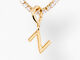 Isabella Mini Tennis Initial Necklace, Z, alternate image number 1