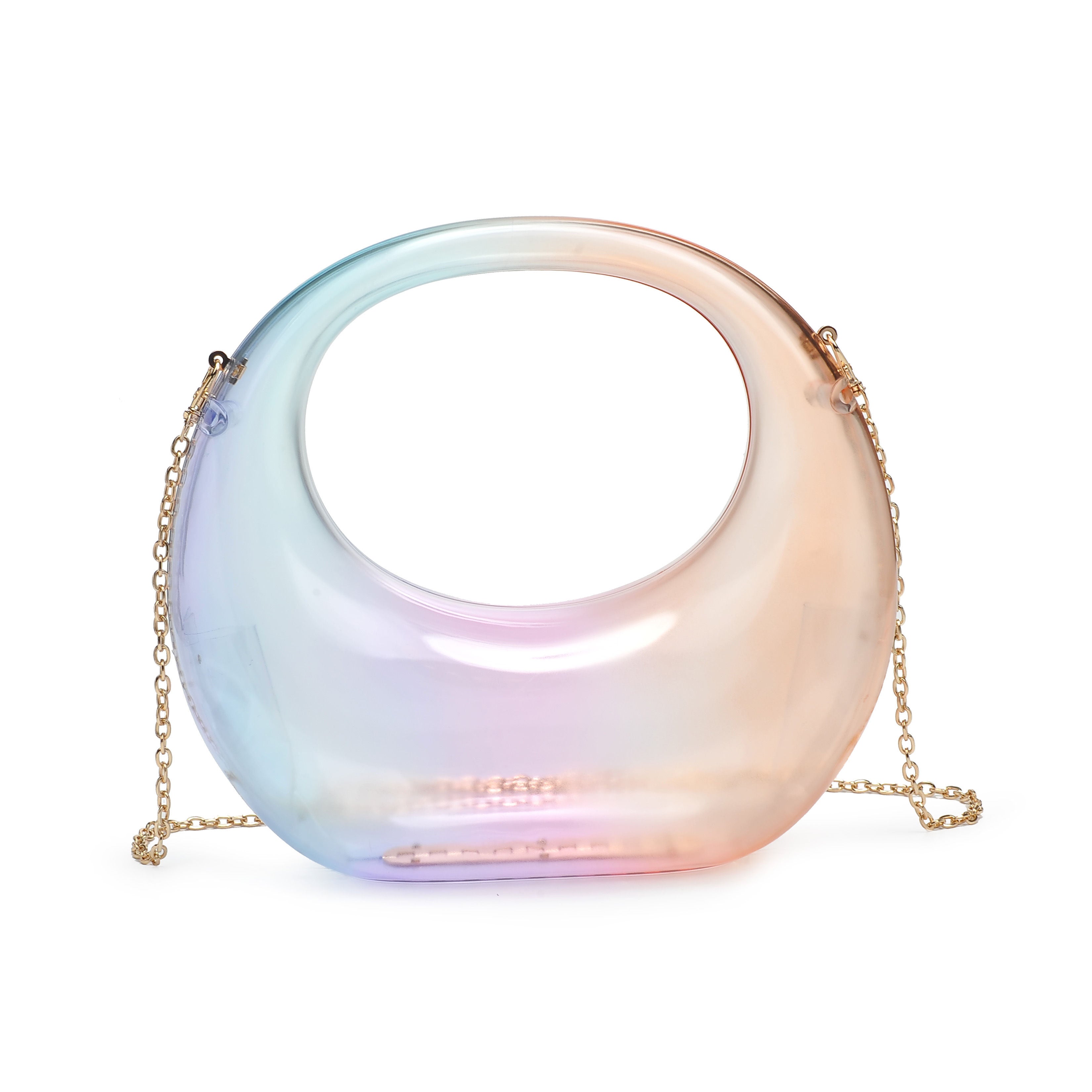 Trave Transparent Acrylic Evening Bag, MULTI, hi-res image number 0