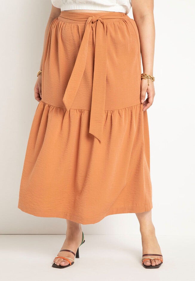 Wrap Waist Maxi Skirt, , on-hover image number null