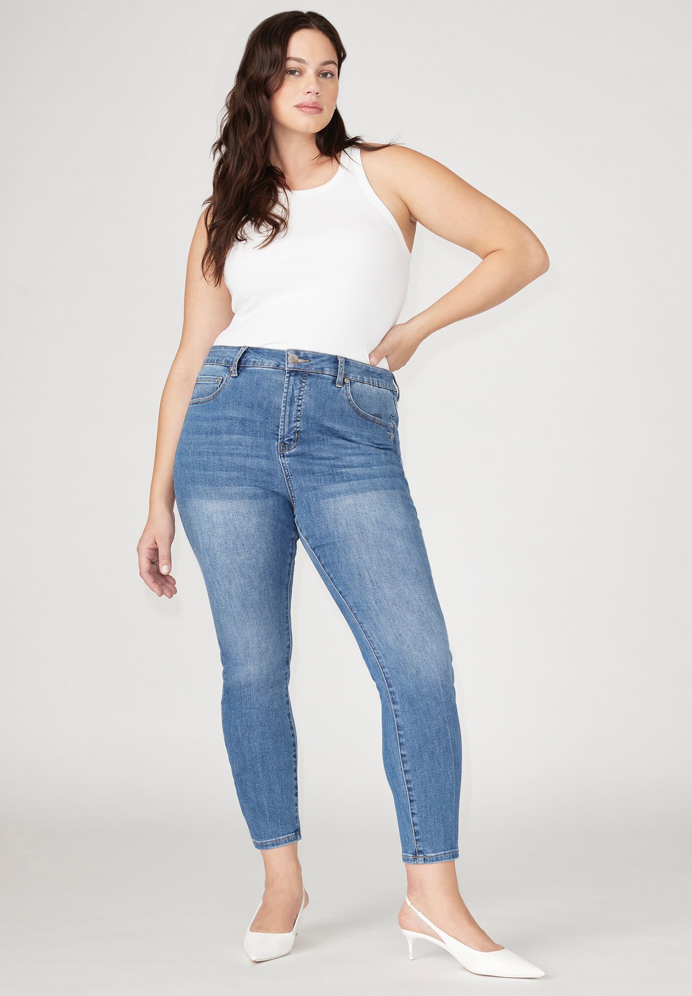 Plus Size Women The Morgan Super Stretch Skinny Jean By ( Size 26 )