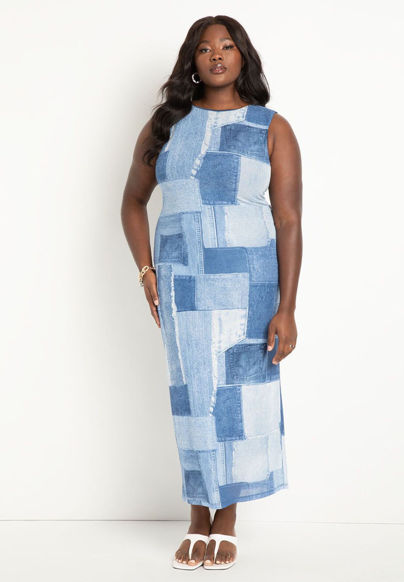 Eloquii denim dress discount