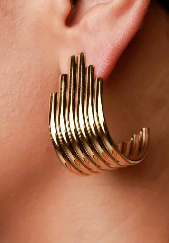 Gemma Earrings, GOLD, alternate image number null