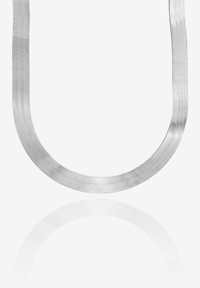 Mega Lennox Silver Necklace, SILVER, hi-res image number 0