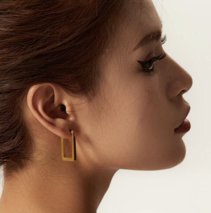 Georgia Earrings, GOLD, alternate image number 1